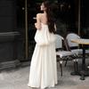 Europe, America 2026 autumn and winter new sleeveless tube top backless irregular design sense personalized casual dress women