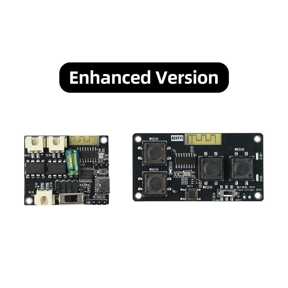 2.4G 4 Channel Multi Mode RC Receive Module Adjustable Speed For RC Vehicle Mechanical DIY Project Three speed adjustable speed
