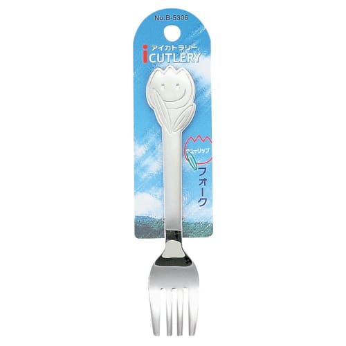 Pearl Metal Stainless Steel Fork, Tulip Eye Cutlery, Made in Japan, B-5306