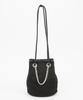 Official Tote Bag CHAIN CROCHET SM Black Crochet [LeSportsac] BUCKET/1364 Women's