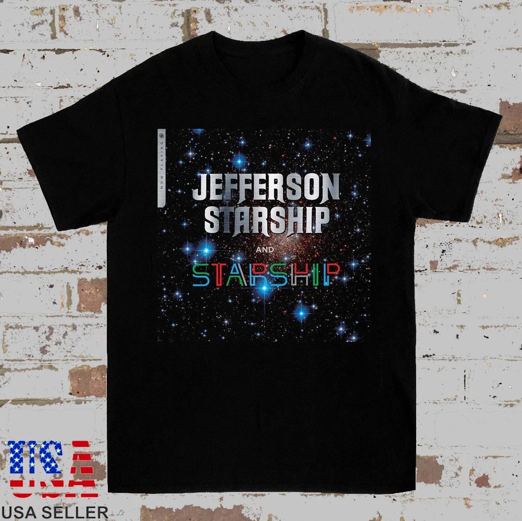 JEFFERSON STARSHIP Band NOW PLAYING T Shirt Size S-5XL TH152 S разноцветный