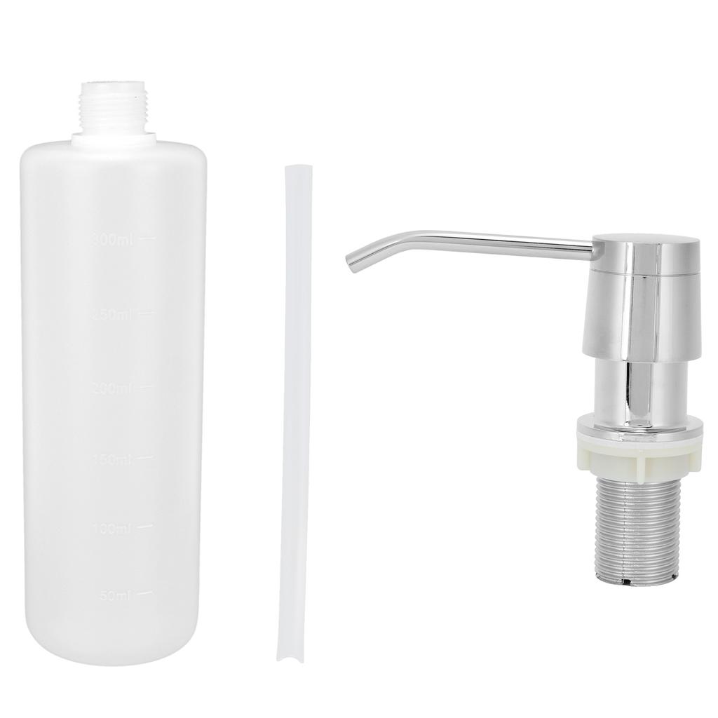 Sink Soap Dispenser 350ml Pump Soap Lotion Container Organizer Bathroom Accessory