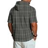 Men's Short Sleeve Hoodie Casual Retro Lightweight Camouflage Print