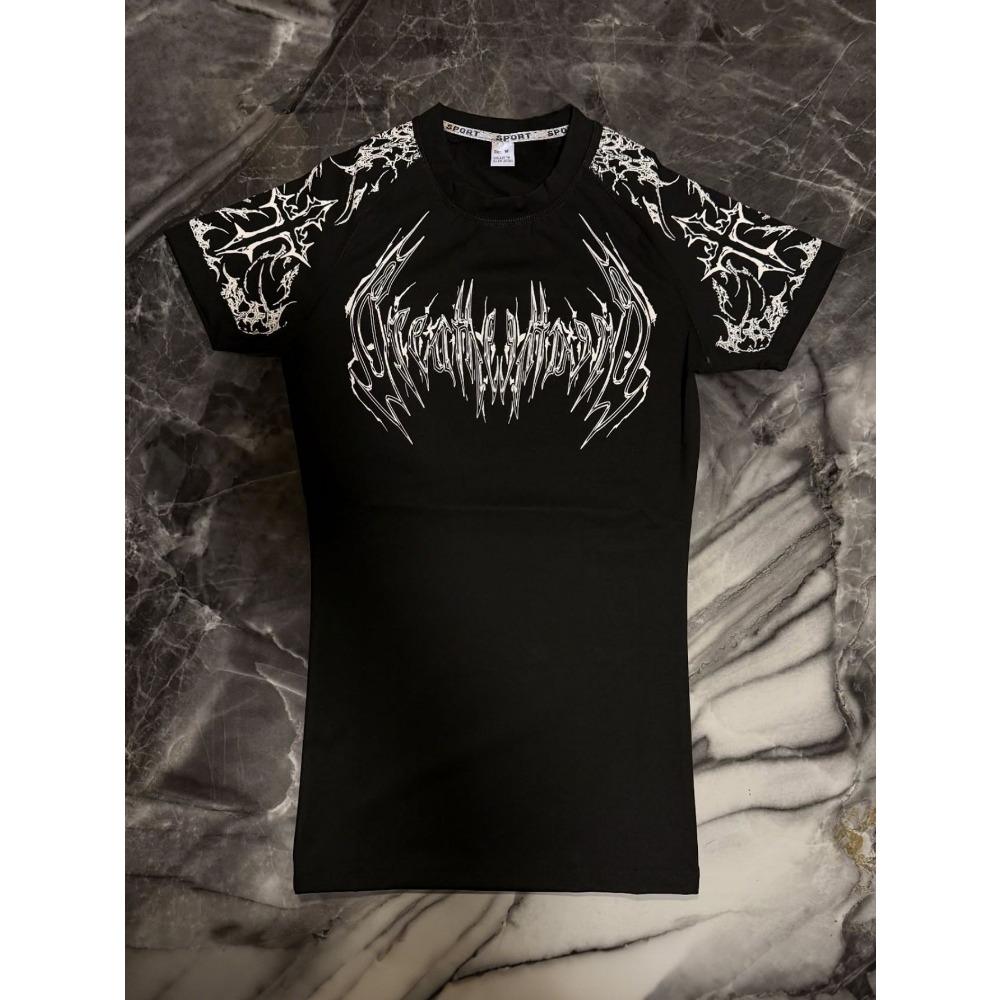 Men's Fitness Clothes Short Sleeved Sports Fitness Quick Drying Tight Fitting Clothes