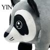 Fluffy Cartoon Raccoon Jimothy Plush, Cute Stuffed Animal Toy, Soft Short Plush Cuddly Plushie for Kids Plushies Doll, Gift Meme Fans Adults