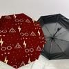 1PC Glasses Lightning_bolt Umbrella-8-Rib Reinforced, Automatic Open, Lightweight & Durable, Cute Fashion Accessory for Outdoor, D2617