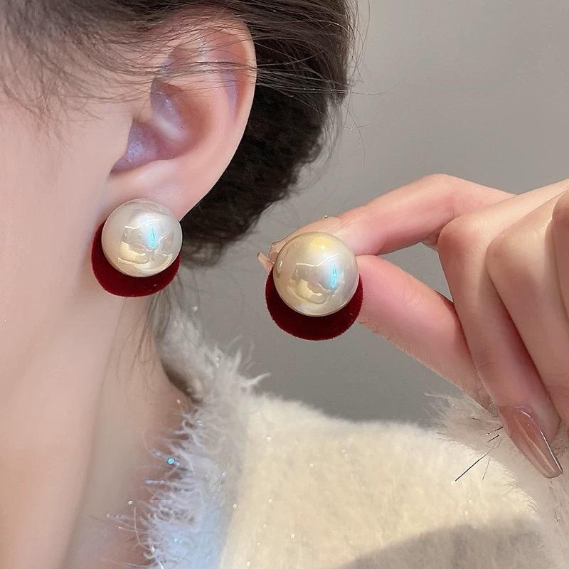 Retro leopard print round heart pendant earrings, ethnic style temperament earrings, personalized earrings.