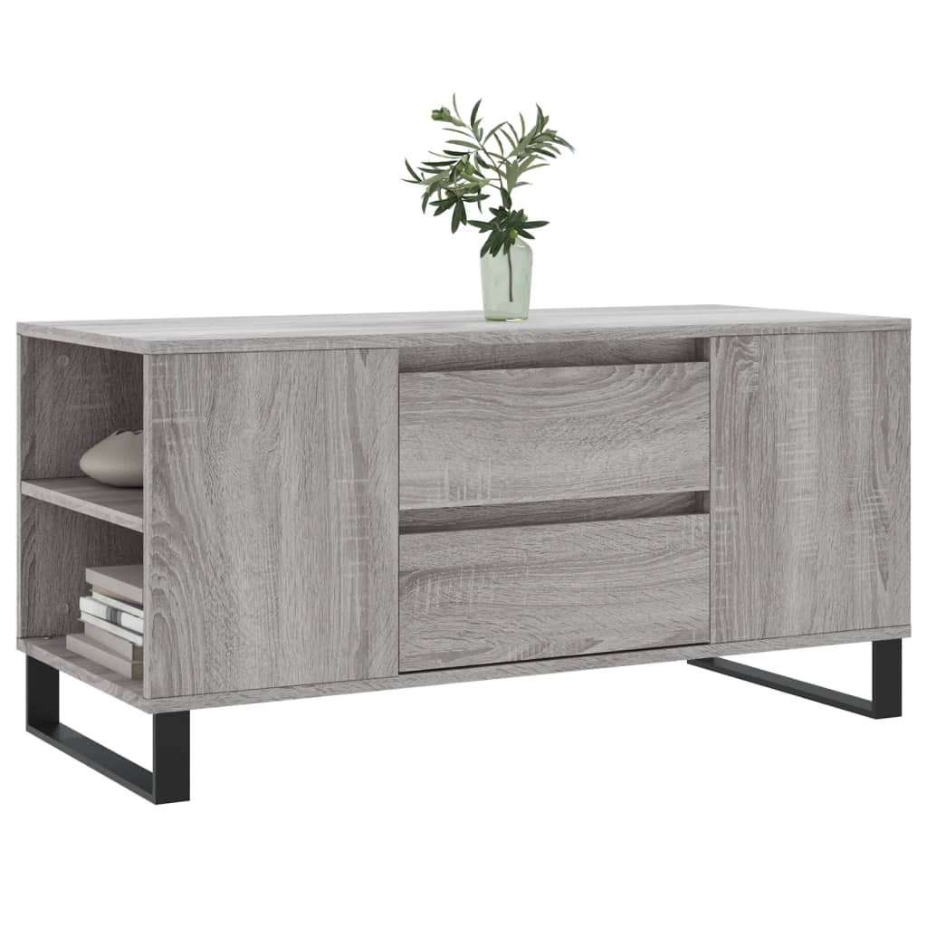 Coffee Table Grey Sonoma 102 X 44.5 X 50 Cm Particleboard