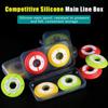1Pcs Closed Fishing Main Line Box 2-6 Spindle Line Storage Box  Fishing Accessories