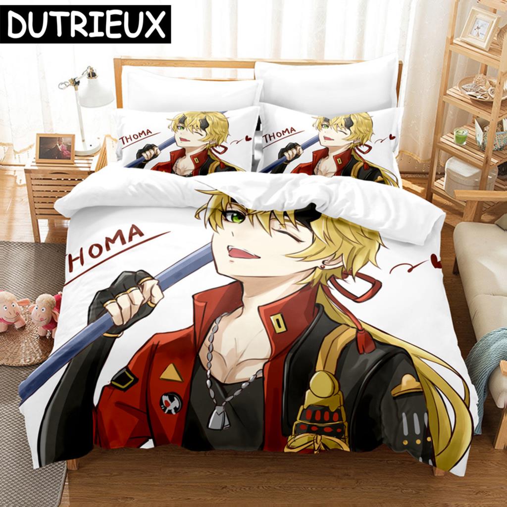 Hot Game Genshin Impact Bedding Set 3D Printed Comforter Duvet Cover Sets Pillowcase Twin Full Queen King Duvet Covers Drop Ship