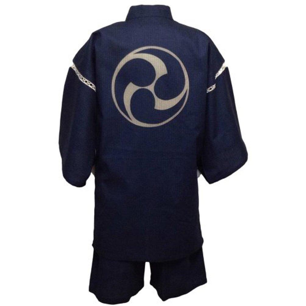 Pattern Only Available At Our Shijiraori Jinbei Jinbei Mitsudomoe [Edoten] [Original Store] (Navy Blue) (M, Navy)