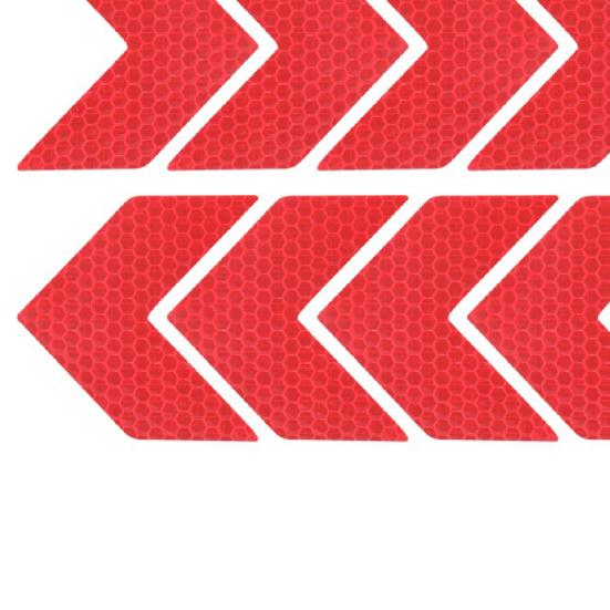 10Pcs/Set Reflective Tape Creative Self-adhesive Protective Car Exterior Body Reflective Sticker for Vehicles