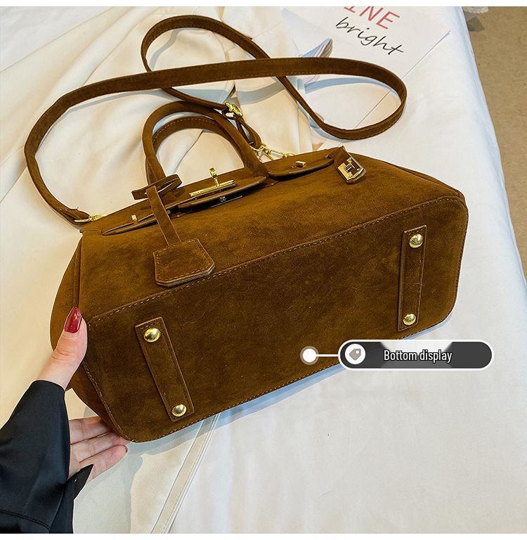 Geantă Crossbody Retro de Înaltă Calitate pentru Femei, cu Capacitate Mare - Geantă de Mână Casual la Modă pentru Toamna/Iarna 2024