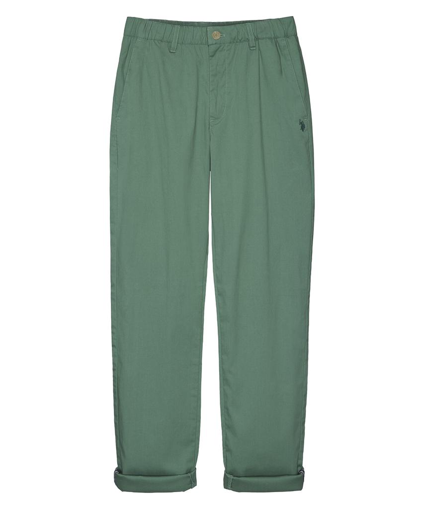 USPOLOASSN Cotton Roll-Up Pants_Sage Green