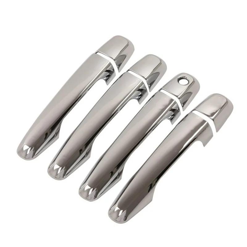 Car Decoration Door Handle Cover For Mitsubishi L200 Triton Pickup 2015- Cars Accessories Styling Upgrade 1 keyhole