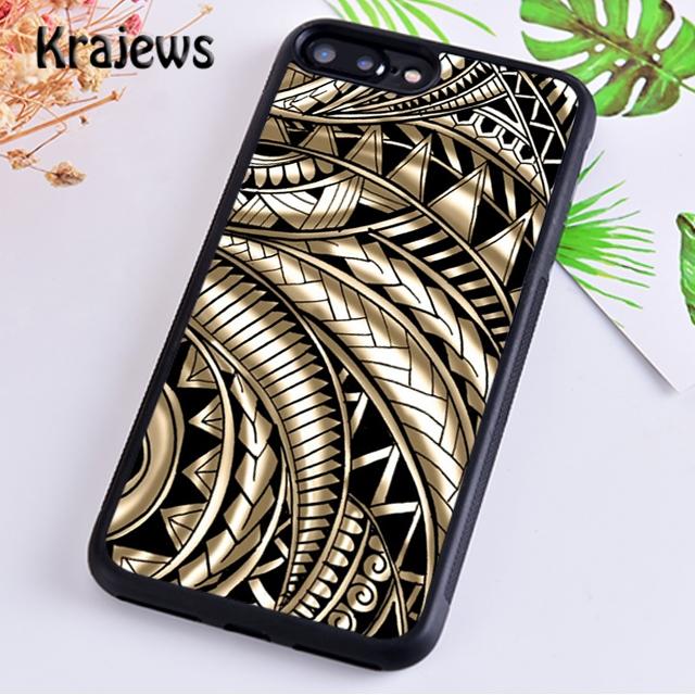 Maori polynesian samoan tribal vtg tattoo For iPhone 17 Air 16 Phone Case Cover 15 14 plus 12 13 pro max Fundas