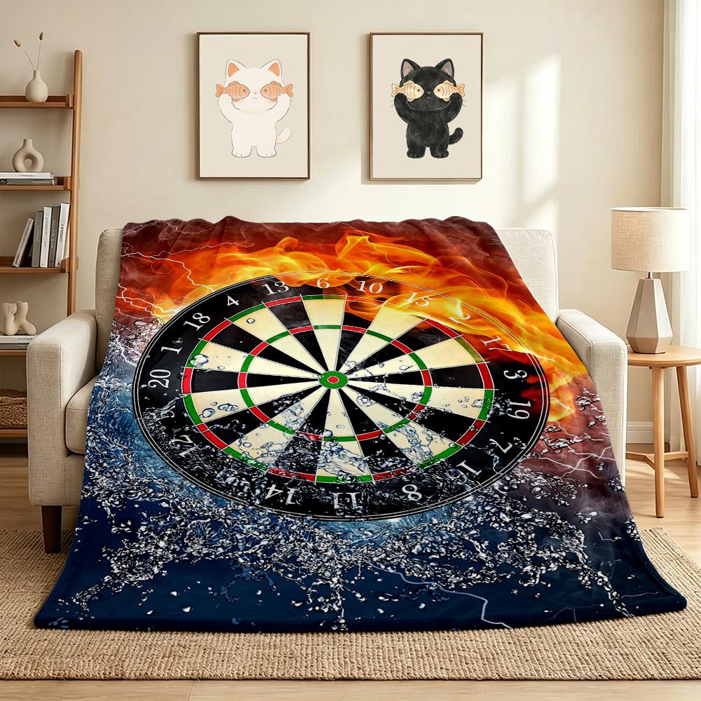 Dart Fire Flanelldecke Wohndecke Weich Warm Sofa Bett Camping Auto Heimdeko Einzigartiges Weihnachtsgeschenk C93077