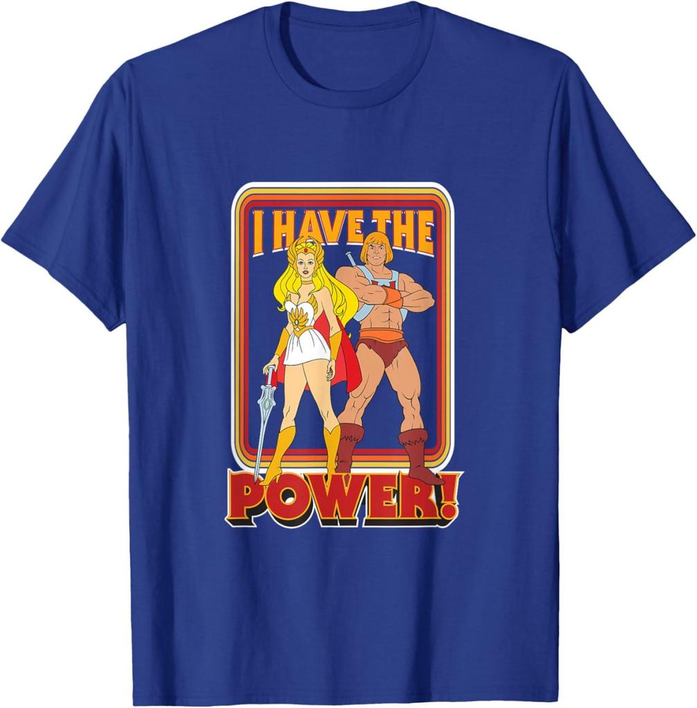 Masters of the Universe He-Man She-Ra Retro 80s Cartoon T-Shirt Nostalgia Fan Apparel
