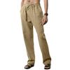 Men's Hip Hop Breathable Linen Casual Loose Sports Pants for Spring/Summer Europe & America
