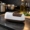 Three-Slot Electric Cutlery Sharpener with Coarse, Fine and Finish Positions for Progressive Kitchen Blade Maintenance
