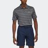adidas Polo Shirts Men's Black Gray Color Polo Collar Moderate Straight Fit HR8008