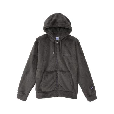 Outerwear Long Sleeve Embroidery Script Logo Zip Hooded Jacket Basic Charcoal M [Champion] C3-L615Z Men's