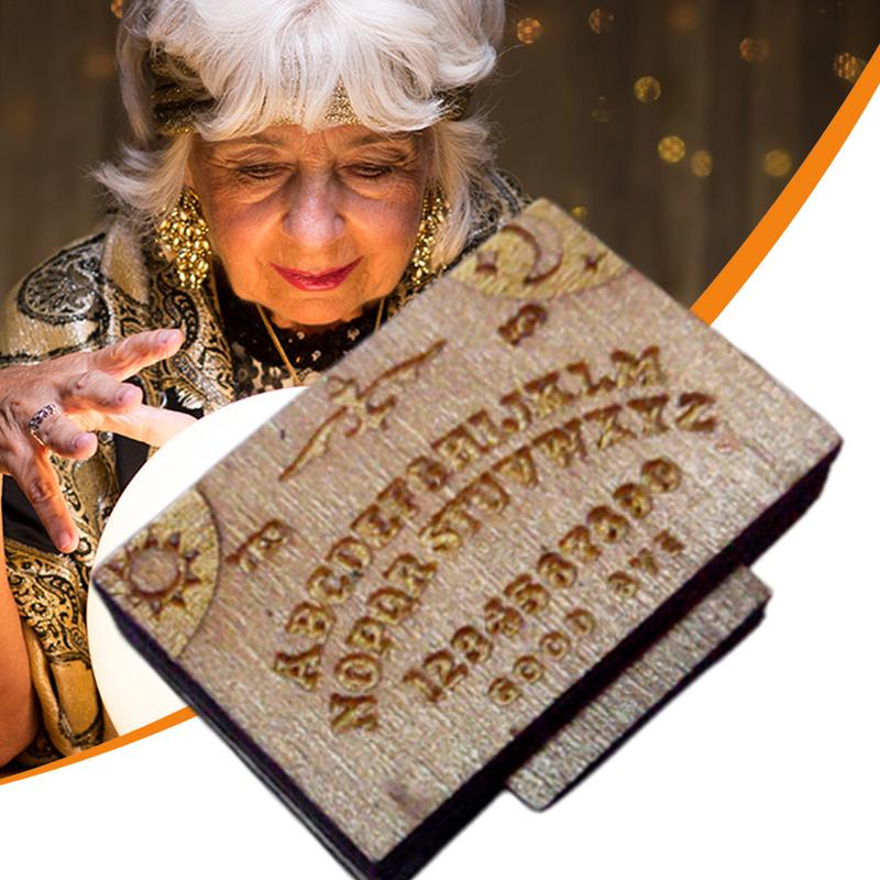 Miniature Spirit Board with Drawer Ouija Board Wooden Miniatures With Planchettes Emotional Love Drawer Home Decoration Gift