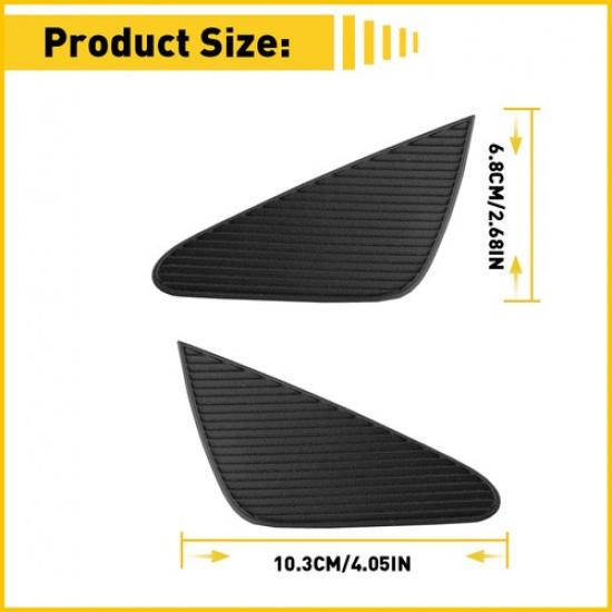 Pair Front Left&Right Fog Light Cover Fit 2006-2008 Lexus IS IS250 IS350 Black