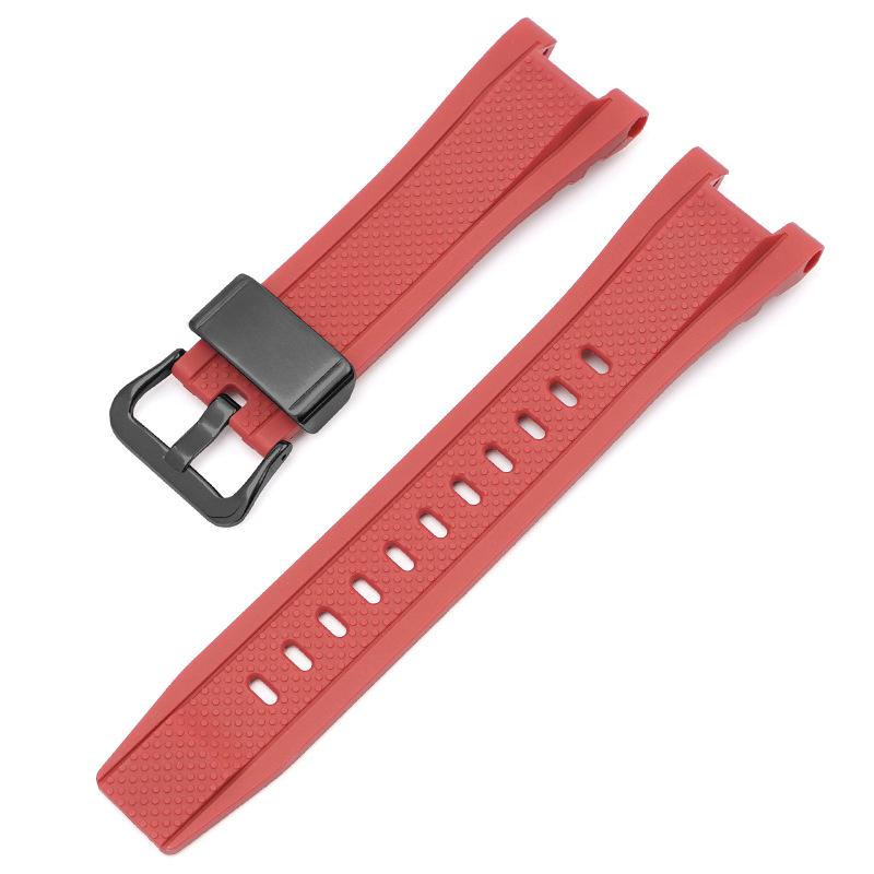 Correa de Resina para Casio G-Shock GST-W300 GST-S300 GST-S210B GST-S110 GST-W110 Hombres Reemplazo Pulsera Brazalete de Goma Camuflada para Reloj