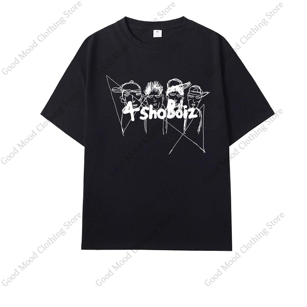 LNGSHOT T Shirt Kpop Fashion OHYUAL WOOJIN Louis RYUL Same Tshirt Unisex Women Summer High Quality Cotton Short Sleeve Tee Tops
