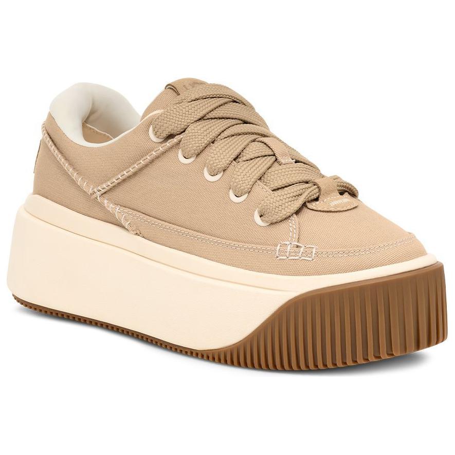 UGG Mote Plattform Stoff Komfortable Stilige Sklisikre Økt Høyde Lavtopp Sneakers Unisex sneakers Brun 1167499-MDSD