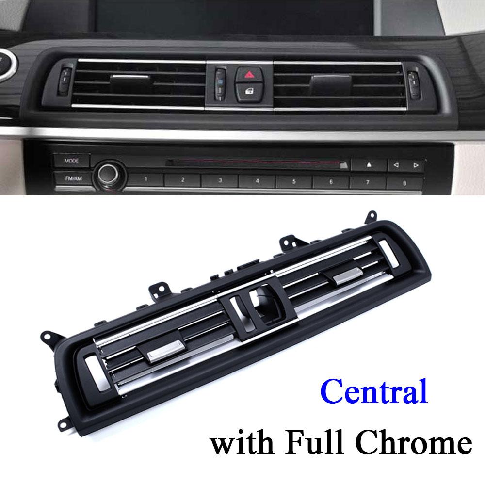 RHD Rechtslenker, verchromtes Klimaanlagen-Entlüftungsauslassgitter, Ersatz für BMW 5er F10 F11 F18 520 523 525 528