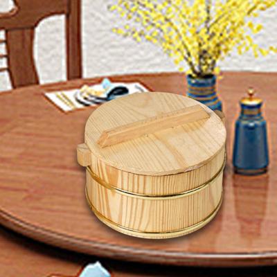 Bamboo Rice Steamer Set - Authentic Asian Cooking Tool with Lid
