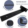 Wall-Mounted Floating Shelf Brackets Thickened Furniture Board Support Invisible L Bracke  Home