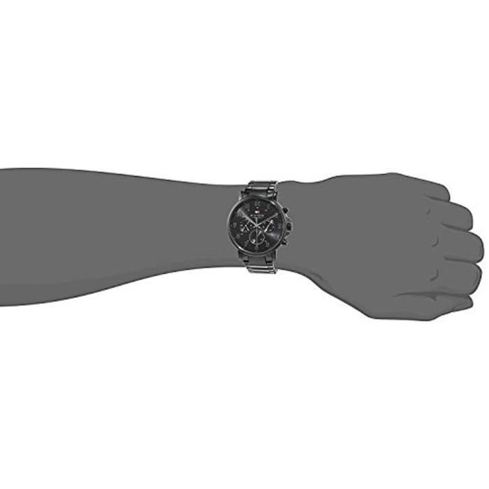 Montre Bracelet - TOMMY HILFIGER - DORRJ - Cadran Noir - Acier Inoxydable - Multifonction