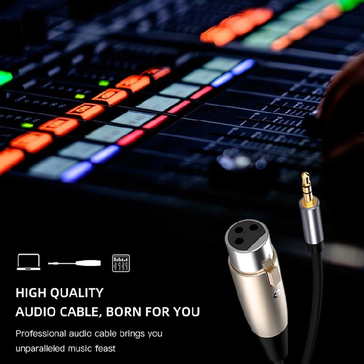 3.5 XLR Audio Cable 3.5mm Male XLR Female Audio Line 3P XLR 3pin AUX Line