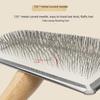 Bamboo Pet Comb for Loose Hair Removal - Ideal for Fluffy Dogs and Cats