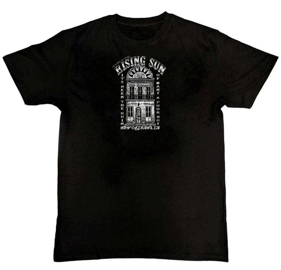 House of the Rising Sun New Orleans 1960s Graphic Mens 100% Cotton T-shirt Mens Tees Top 3XL