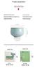 Ru Kiln Master Celadon Tea Cup: Handmade Retro Chinese Ceramic Cup in Gift Box