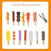 Kids Simulated Barbecue Set with Spray Light and Sound Pretend Play Kitchen Cooking Toy BBQ Educational Toys for Kids Xmas Gifts