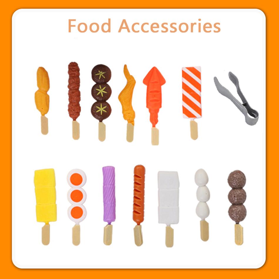 Kids Simulated Barbecue Set with Spray Light and Sound Pretend Play Kitchen Cooking Toy BBQ Educational Toys for Kids Xmas Gifts