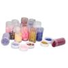 24 Pcs Fine Glitter Sequins Colorful Bright Glitter Sequins Children"s Kindergarten DIY Hand Made