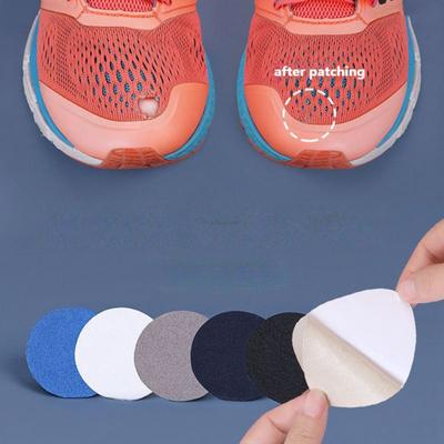 6Pcs Shoe Hole Patch Round 3 Sizes Self-Adhesive Wear Resistant Universal Sports Casual High Heel Shoes Upper Repair Sticker Kit