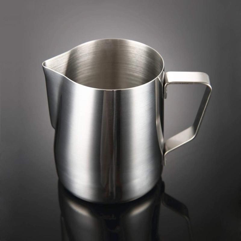 350/600/1000ml Milk Jugs Fashion Stainless Steel Milk Craft Milk Frothing Pitcher Coffee Latte Frothing Art Jug Mug Cup