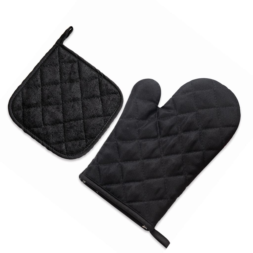 Home Kitchen Baking Oven Mitt Baking Hand Protector Oven Mittens for Picnic Camping Barbecue