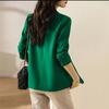 Stilvoller, lässiger Blazer in Grün für Damen, perfekt für Frühling und Herbst