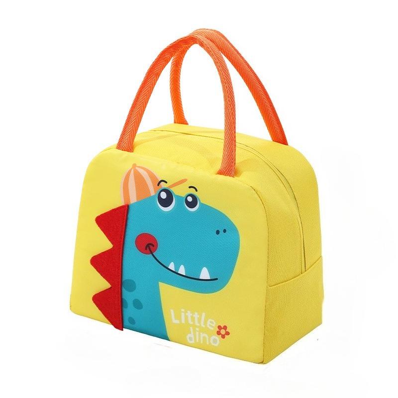 Geantă Bento Drăguță de Desene Animate Geantă de Prânz Geantă Bento Tridimensională 3D Geantă de Mână Depozitare Izolație Geantă Pânză Cutie de Prânz Pachet de Gheață