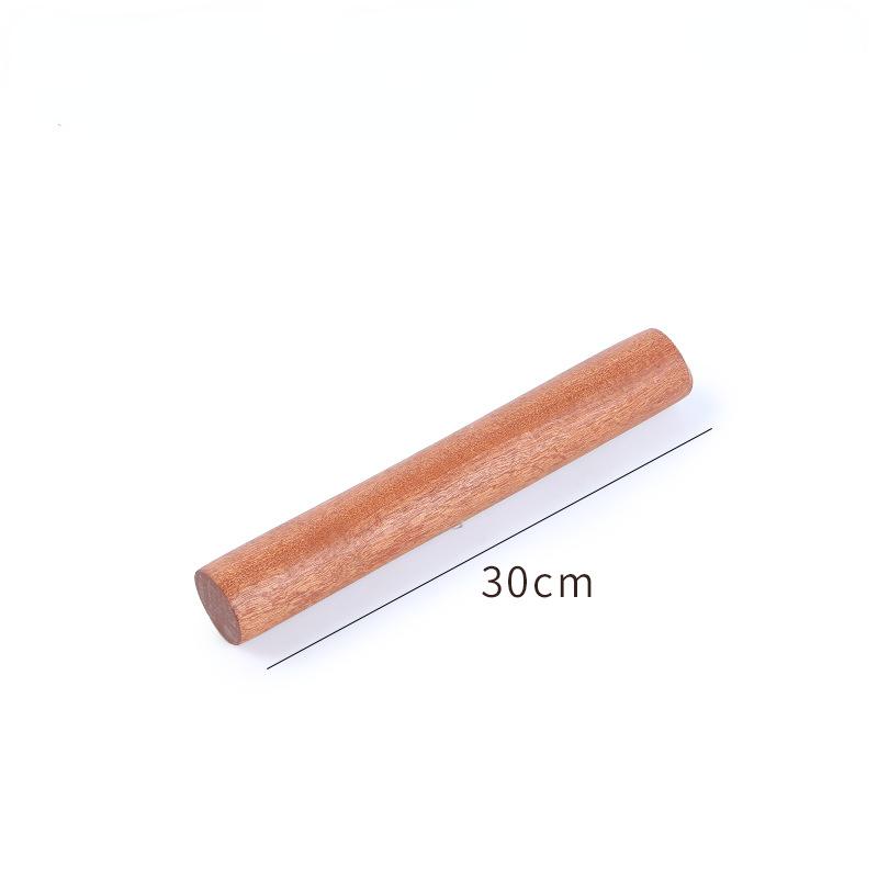 25/30/50/60cm Natural Lacquerless Rolling Pin Solid Wood Baking Dumpling Pie Pastry Noodles Ebony Wood Rolling Pin Baking Tools