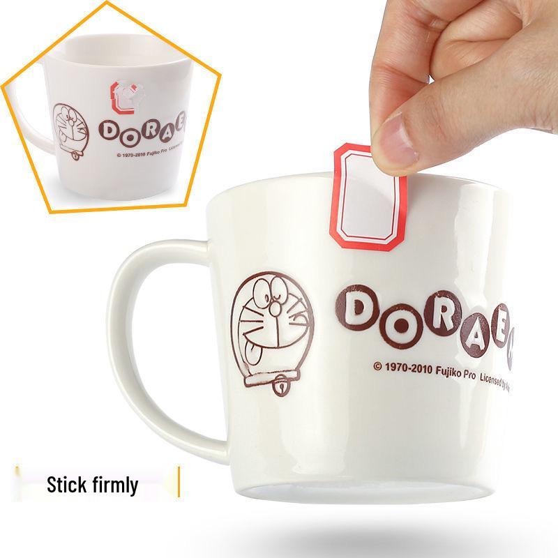 Colored Self-Adhesive Label Stickers for Handwriting, 50 Sheets - Office Use Name & Price Tags