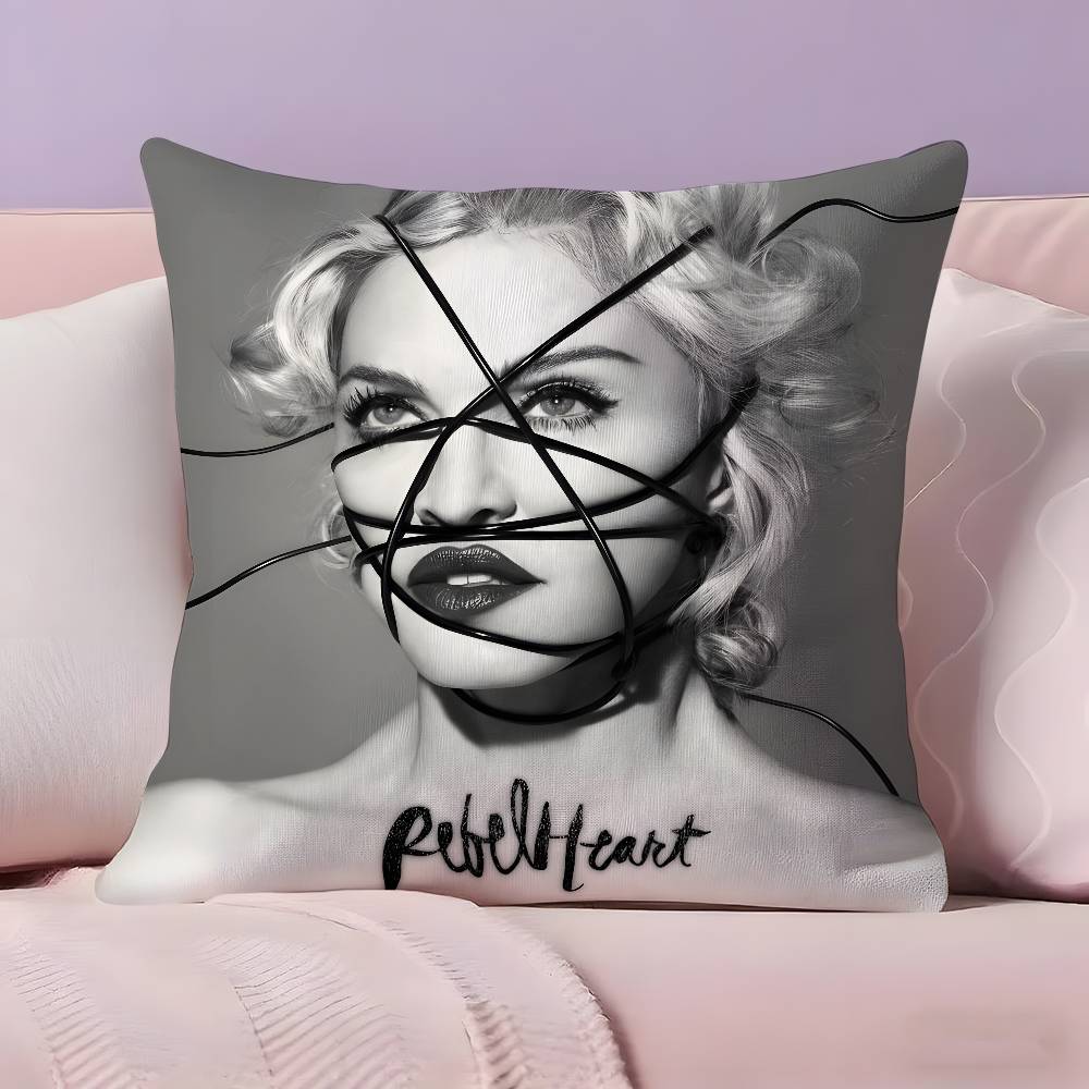 Singer MMadonna Like aVirgin Pillow Case Ultra Soft Skin Friendly Fabric Cloud Like Comfort  Concealed Zipper